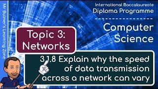 IB DP Computer Science - Topic 3 Networks  - VIDEO 3.1.8 - Varying Speeds of Data Transmission