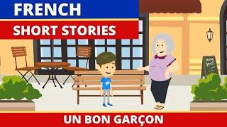 A Short Animated Film in French Un Bon Garçon with moral lessons