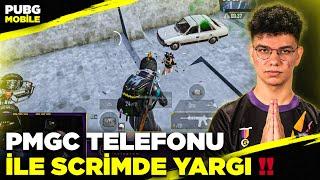 PMGC ÖZEL TELEFONU İLE SCRİM GİRDİK  YARGI DAĞITTIM   PUBG MOBİLE TÜRKİYE