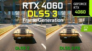 RTX 4060 DLSS 3 Frame Generation On vs Off Comparison - Test in 9 Games at 1080p + Ray Tracing