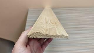 Наличник 80 мм деревянный фигурный