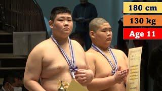 Sumos 11-year-old giant Yuya Okayama　11歳の相撲巨人  岡山裕弥総集編