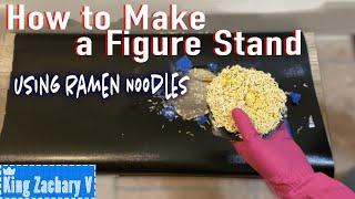 16 Scale Figure Display Stand made from Noodles