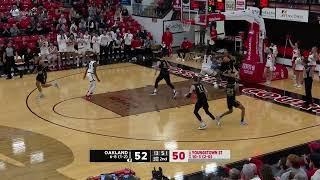 Highlights from the YSU Mens basketball game vs Oakland  December 31 2023