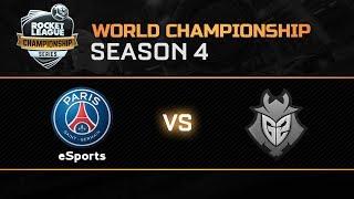 PSG ESPORTS vs G2 ESPORTS Lower Quarter-Final - World Championship - RLCS S4