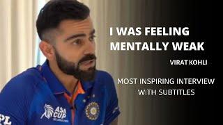 Virat kohli motivational interview His struggles with mental health  English Motivational Videos