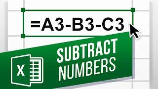 How to Subtract in Excel  Excel Minus Formula Beginners Tutorial  Easy Excel formulas