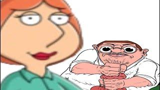 Lois Griffin reacts to MeatCanyons drawing of Peter