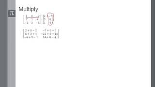 Multiplication Matrix 3X3 by 3X2. Example.