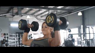 STEPHANIE SANZOFEMALE FITNESS MOTIVATIONSTRONG MUSCLEBICEPS PEAKSBEAUTY  CRAZY STRENGTH WORKOUT