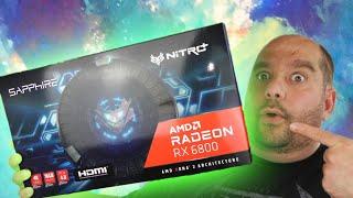 AMD Radeon RX 6800 - Sapphire NITRO RX 6800 Gaming Video Card Unboxing