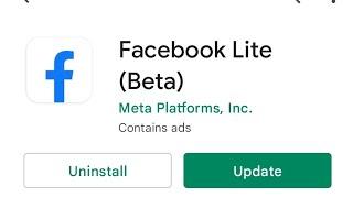 How To Update Facebook Lite From Playstore