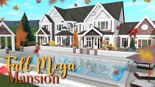 Fall Mega Mansion Bloxburg Speedbuild