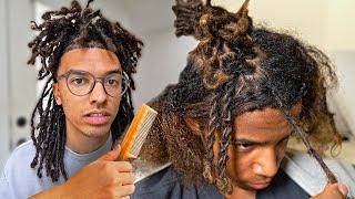 Combing Out My Sons Dreadlocks