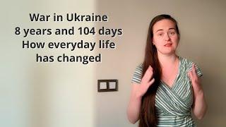 War in Ukraine 8 years and 104 Days. How the everyday life has changed. Dnipro