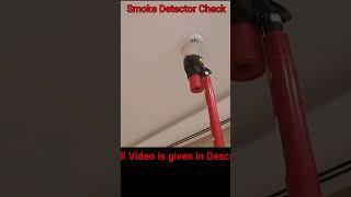Testing Of Addressable Fire Alarm Systems  Smoke Detector Test #shorts #ytshorts