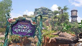 We Rode Tianas Bayou Adventure At Disneys Magic Kingdom  Full POV Detailed Queue Tour & Review