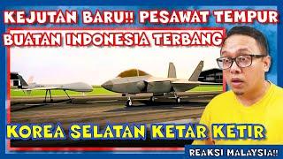  KEJUTAN BARU PESAWAT TEMPUR BARU BUATAN INDONESIA TERBANG ‼️ MY REACTION