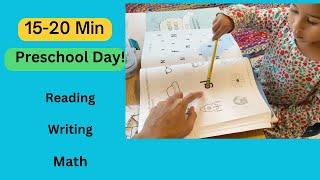 Preschool at Home Day 15-20 min a Day Core Subjects