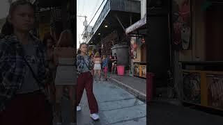 Walk on Walking street in Angeles City #shorts #angelescity #walkingstreet
