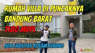 HOME TOUR  REVIEW RUMAH VILLA DIJUAL DI PUNCAKNYA BANDUNG BARAT DENGAN FASILITAS KOLAM RENANG