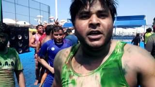 Holi Hungama in Ice Land water park Ras Al khaimahUAE