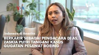 Berkarir sebagai Pengacara di AS Zaskia Putri Tangani Kasus Gugatan Pesawat Boeing