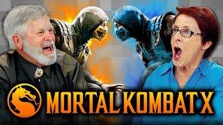 ELDERS PLAY MORTAL KOMBAT X Elders React Gaming