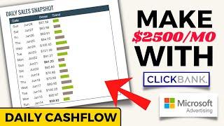 Surest Way To Make $2500kMonth On CLICKBANK Using Microsoft Bing Ads