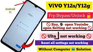 Vivo y12g frp bypass open youtube not working latest trick without computer vivo y12g  y20a