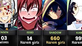 Biggest HAREMS  The Ultimate Harem KINGS of Anime