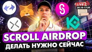 SCROLL AIRDROP. КРИТЕРИИ АИРДРОПА ZKSYNC. ПРЕМАРКЕТ KUCOIN. СТЕЙКИНГ SUBSOCIAL. CYBERID. METAMASK