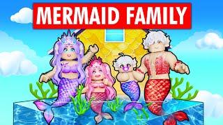 Having a MERMAID FAMILY in Roblox Brookhaven Rp