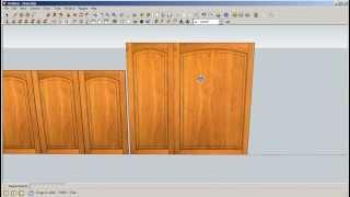 Sketchup Door Maker - Changing materials