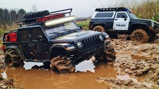 I tried BUT I COULDNT get stuck JEEP on tractors - the king of off-road. RC OFFroad 4x4