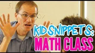 Kid Snippets Math Class Imagined by Kids