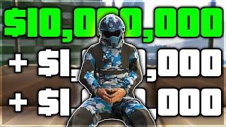 Making $10000000 in 10 HOURS was stressful...  Broke to Ballin #52 - GTA Online