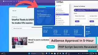 AdSense Approval In 5 Hour  Without Articles  Get Google AdSense Approval Using a PHP Script 