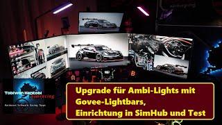 Upgrade für Ambi-Lights mit Govee-Lightbars Einrichtung in SimHub und Test