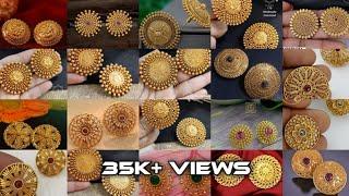 22K gold studs designs for party wear  stylish latest topsearrings design for womens - PART 2