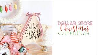 DOLLAR STORE FARMHOUSE CHRISTMAS CRAFTS  HIGH END DOLLAR TREE 2020 DIYS  CHRISTMAS DECOR