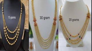 Letest gold step chain collection