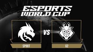 Spirit проти G2  EWC CS2  Day 2 - Playoffs