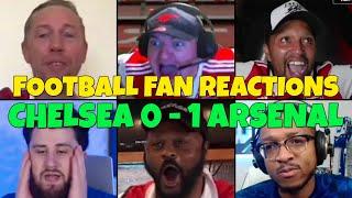 CHELSEA & ARSENAL FANS REACTION TO CHELSEA 0-1 ARSENAL  FANS CHANNEL