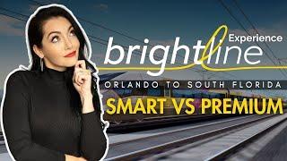 Riding The BRIGHTLINE Train From Orlando To South Florida Smart vs Premium REVIEW