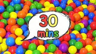 Ball Pit Show Original Plus Many More Videos For Kids  30 Minute Educational Compilation