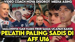 Pantes Mainnya Gitu Media Asing Sebut Coach Nova Sadis Matt Baker Bikin Coach Australia U16 jiper