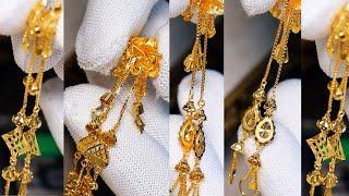 gold sui jewellery dhaga earrings2022  Gold Sui Dhaga Earrings Design images  New Pattern Gold