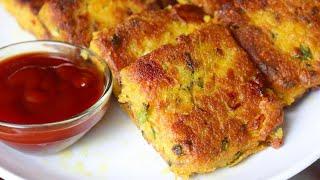 Suji besan ka naye tarike ka bina tala hua nasta  instant breakfast recipe  #shorts