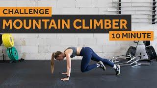 MOUNTAIN CLIMBER CHALLENGE  10 MIN Workout no equipment  challenge your limits  #068